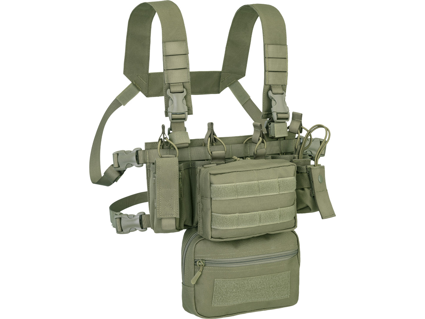Combo Mini Chest Rig 900D Poly Molle OT-RC202 OD
