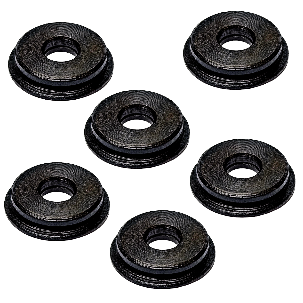 Boccole auto lubrificanti piene in acciaio da 8 mm low profile (B8LP)