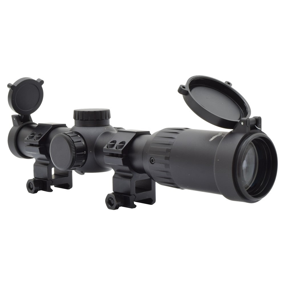 JS-TACTICAL OTTICA LONG EYE RELIEF ZOOM 1X-8X LENTE 24mm NERA (JS-1-8X24)