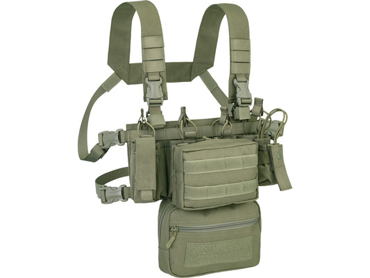 Combo Mini Chest Rig 900D Poly Molle OT-RC202 OD