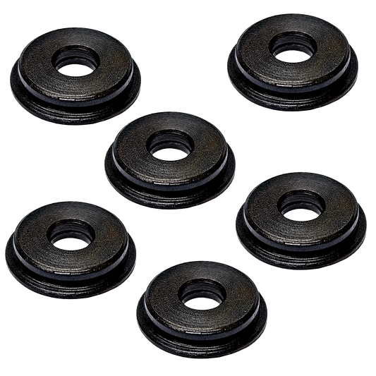Boccole auto lubrificanti piene in acciaio da 8 mm low profile (B8LP)