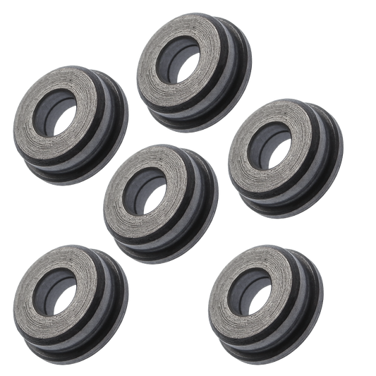 Boccole piene in acciaio da 7 mm auto lubrificanti lavorate dal pieno in CNC (B7PA)