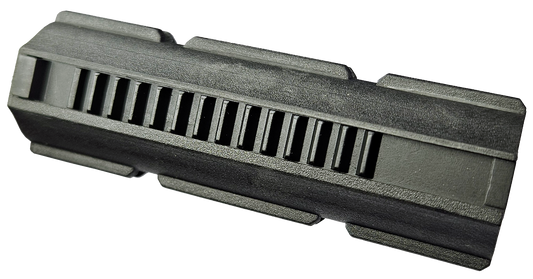 Pistone ZERO-SHOCK in tecnopolimero caricato fibra di carbonio full metal rack 14 denti Fps